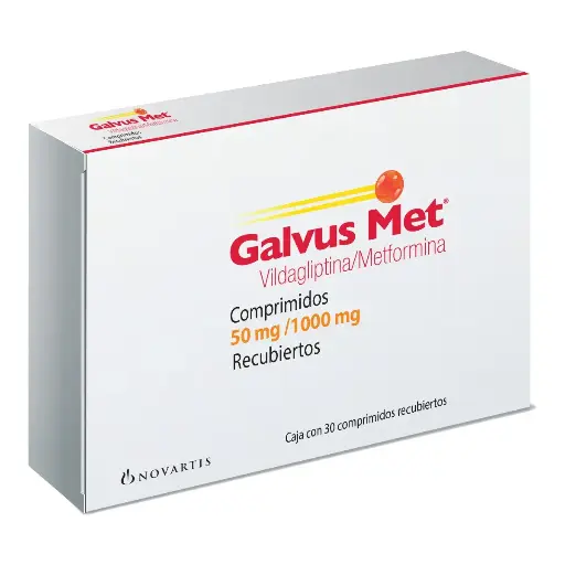 [METFORMINA,VILDAGLIPTINA] GALVUS-MET 50/1000MG COMPRIMIDOS CON 30