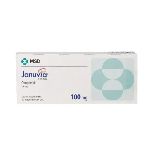 [SITAGLIPTINA] JANUVIA 100MG COMPRIMIDOS CON 28