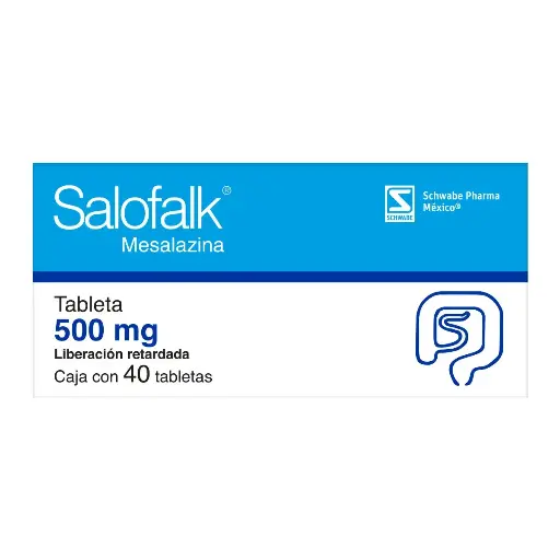 [MESALAZINA] SALOFALK 500MG TABLETAS CON 40