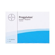 [ESTRADIOL,NORGESTREL] PROGYLUTON GRAGEAS C/21