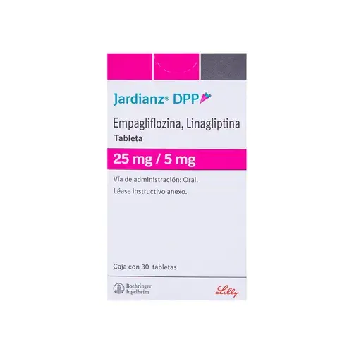[LINAGLIPTINA,EMPAGLIFLOZINA] JARDIANZ DPP 25/5MG TABLETAS CON 30