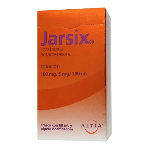 [LORATADINA,BETAMETASONA] JARSIX 100/5MG/100ML SOLUCION 60ML