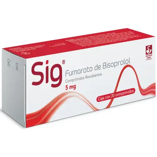 [BISOPROLOL FUMARATO] SIG 5MG COMPRIMIDOS CON 30
