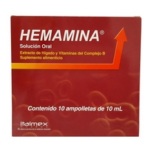 [MULTIVITAMINICO] HEMAMINA 10ML AMPULA ORAL C/10