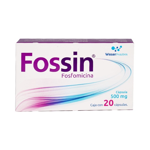 [FOSFOMICINA] FOSSIN 500MG CAPSULAS CON 20