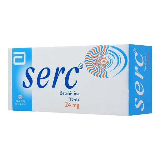 [BETAHISTINA] SERC 24MG TABLETAS CON 30