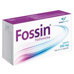 [FOSFOMICINA] FOSSIN 500MG CAPSULAS C/12