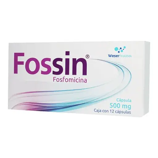 [FOSFOMICINA] FOSSIN 500MG CAPSULAS CON 12