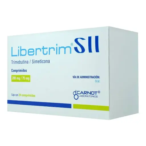 [SIMETICONA,TRIMEBUTINA] LIBERTRIM SII 200/75MG COMPRIMIDOS CON 24