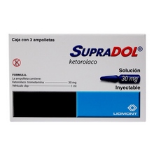 [KETOROLACO] SUPRADOL 30MG/1ML INYECTABLE C/3