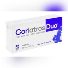 [HIDROCLOROTIAZIDA,CANDESARTAN CILEXETILO] CORIATROS DUO 16/12.5MG TABLETAS C/28