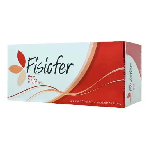 [HIERRO] FISIOFER 40MG/15ML FCOS CON 10