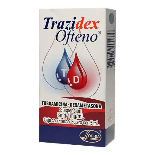 [DEXAMETASONA,TOBRAMICINA] TRAZIDEX SOLUCION 5ML OFT