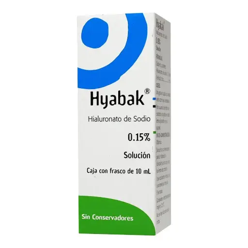 [HIALURONATO DE SODIO] HYABAK 0.15% SOLUCION GOTAS 10ML