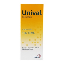 [SUCRALFATO] UNIVAL 1G/5ML SUSPENSION 230ML
