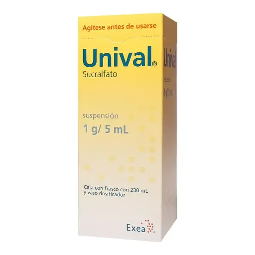 [SUCRALFATO] UNIVAL 1G/5ML SUSPENSION 230ML