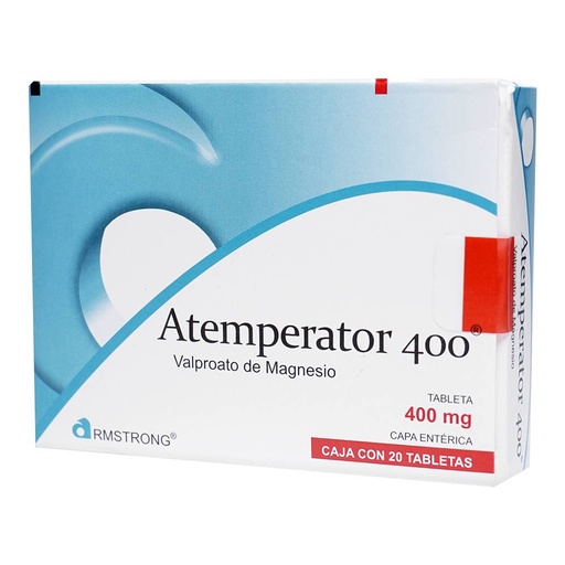[VALPROATO DE MAGNESIO] ATEMPERATOR 400MG TABLETAS CON 20