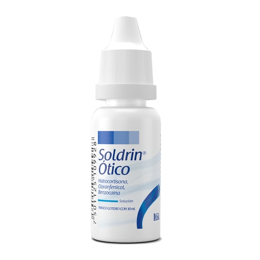 [BENZOCAINA,CLORANFENICOL,HIDROCORTISONA] SOLDRIN OTICO GOTAS 10ML