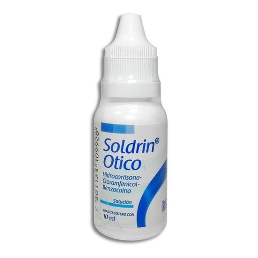 [BENZOCAINA,CLORANFENICOL,HIDROCORTISONA] SOLDRIN OTICO GOTAS 10ML