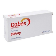 [METFORMINA] DABEX 850MG TABLETAS C/30