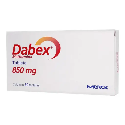 [METFORMINA] DABEX 850MG TABLETAS CON 30