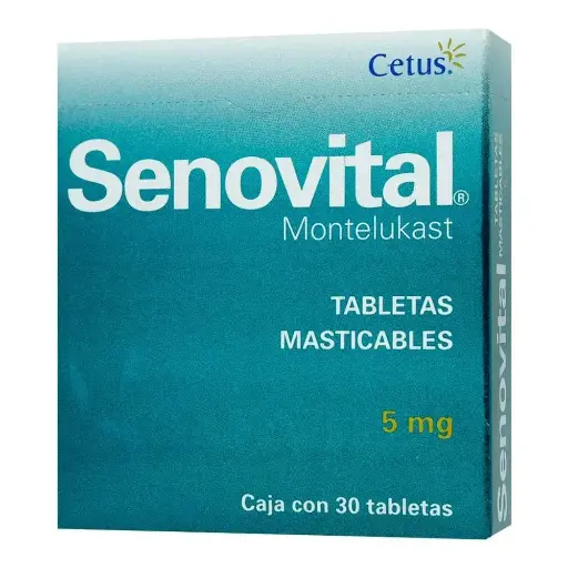 [MONTELUKAST] SENOVITAL 5MG TABLETAS MASTICABLES CON 30
