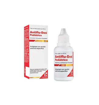 [PARACETAMOL,CLORFENAMINA,AMANTADINA] ANTIFLU-DES PEDIATRICO SOLUCION 30ML