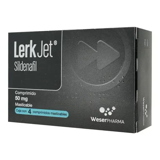 [SILDENAFIL] LERK JET 50MG TABLETAS CON 4