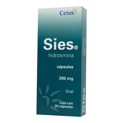 [HIDROSMINA] SIES 200MG CAPSULAS CON 20