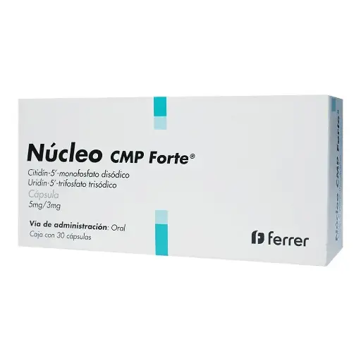[CITIDIN 5 SODIO,URIDIN 5 TRISODICO] NUCLEO C.M.P. FORTE 5/3MG CAPSULAS CON 30