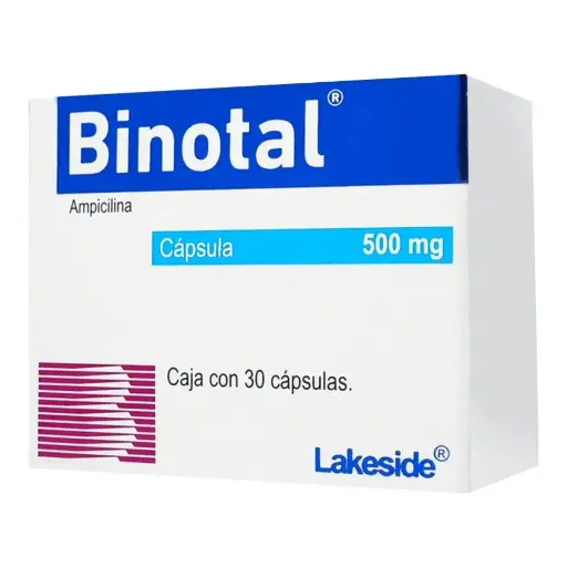 [AMPICILINA] BINOTAL 500MG CAPSULAS CON 30