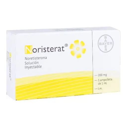 [NORETISTERONA] NORISTERAT 200MG/ML INYECTABLE CON 1