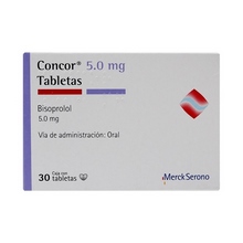 [BISOPROLOL FUMARATO] CONCOR 5.0MG GRAGEAS CON 30