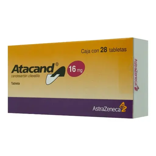 [CANDESARTAN CILEXETILO] ATACAND 16MG TABLETAS CON 28