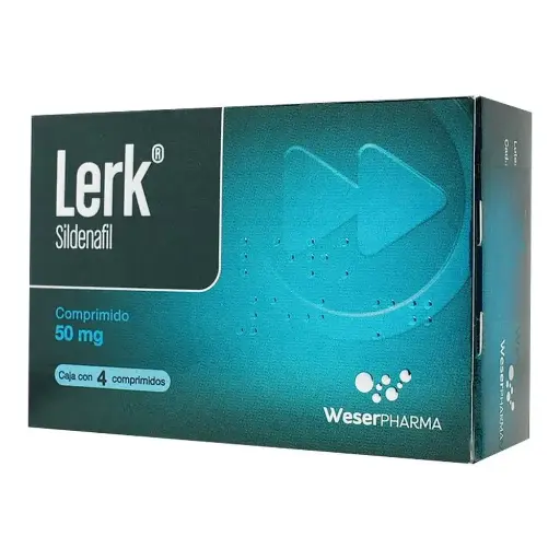 [SILDENAFIL] LERK 50MG TABLETAS CON 4