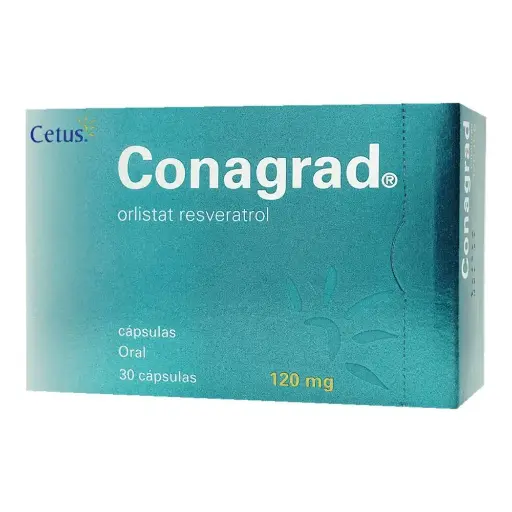 [ORLISTAT] CONAGRAD 120MG CAPSULAS CON 30