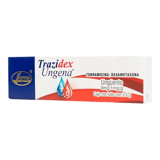 [DEXAMETASONA,TOBRAMICINA] TRAZIDEX UNGENA3/1MG UNGUENTO 3.5 G