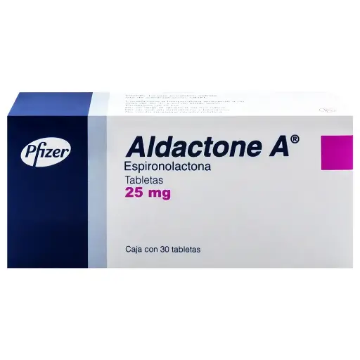 [ESPIRONOLACTONA] ALDACTONE-A 25MG TABLETAS CON 30