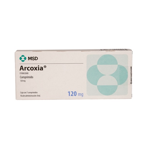 [ETORICOXIB] ARCOXIA 120MG COMPRIMIDO CON 7