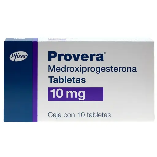 [MEDROXIPROGESTERONA] PROVERA 10MG TABLETAS CON 10