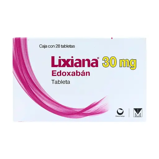 [EDOXABAN] LIXIANA 30MG TABLETAS CON 28