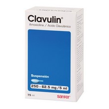 [ACIDO CLAVULANICO,AMOXICILINA] CLAVULIN 250MG SUSPENSION 75ML