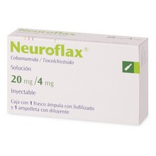 [COBAMAMIDA,TIOCOLCHICOSIDO] NEUROFLAX 20/4MG SOLUCION INYECTABLE C/1