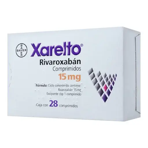 [RIVAROXABAN] XARELTO 15MG COMPRIMIDOS CON 28