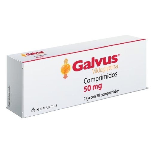 [VILDAGLIPTINA] GALVUS 50MG COMPRIMIDOS CON 28