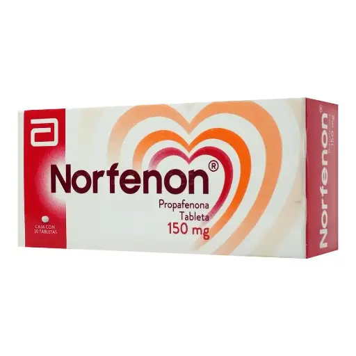 [PROPAFENONA] NORFENON 150MG TABLETAS CON 30