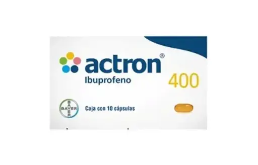[IBUPROFENO] ACTRON 400MG CAPSULAS CON 10