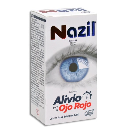 [NAFAZOLINA] NAZIL GOTAS OFTALMICAS 15ML