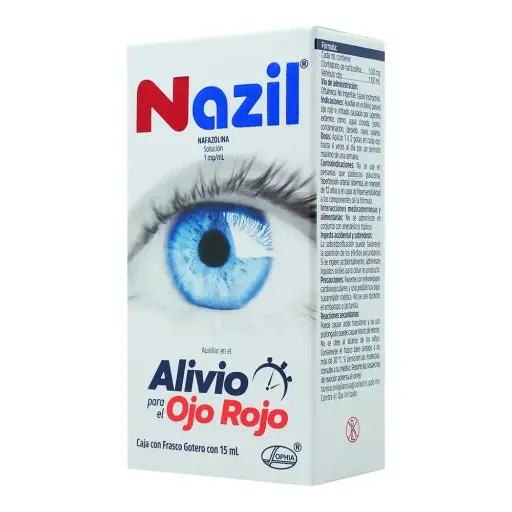 [NAFAZOLINA] NAZIL GOTAS OFTALMICAS 15ML