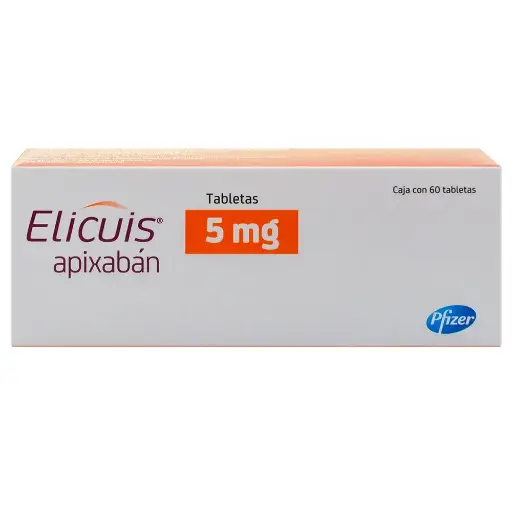 [APIXABAN] ELICUIS 5MG TABLETAS CON 60